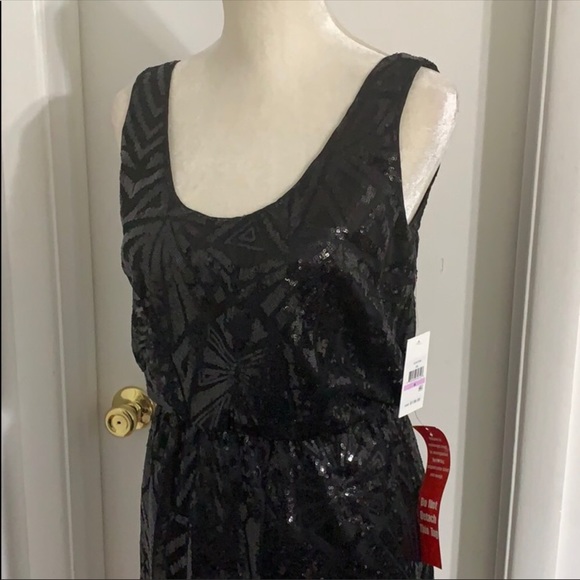 Jessica Simpson Black Sequin Dress - Picture 3 of 10